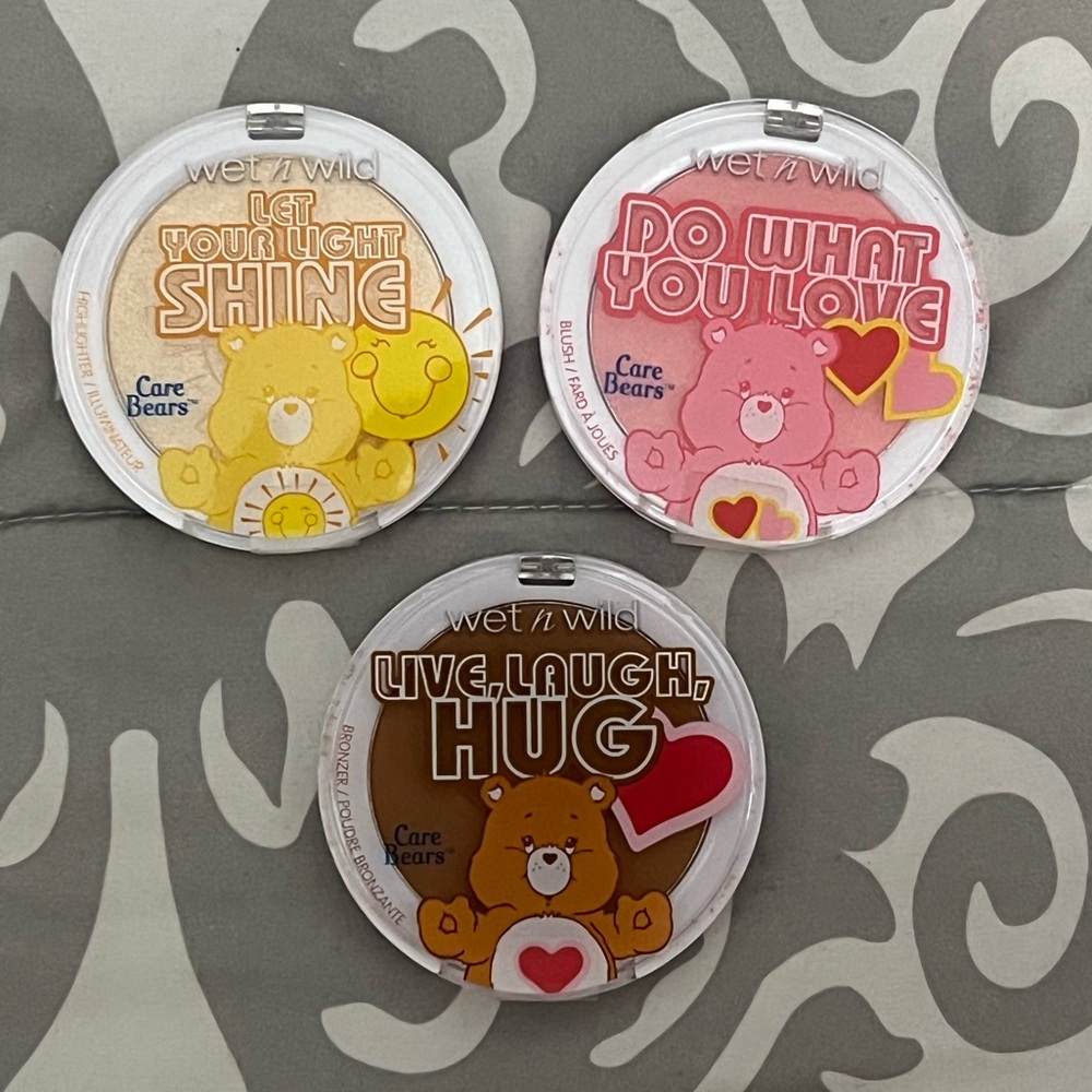 Wet n Wild Care Bears Collection - Trio of Blush, Highlight, and Bronzer
